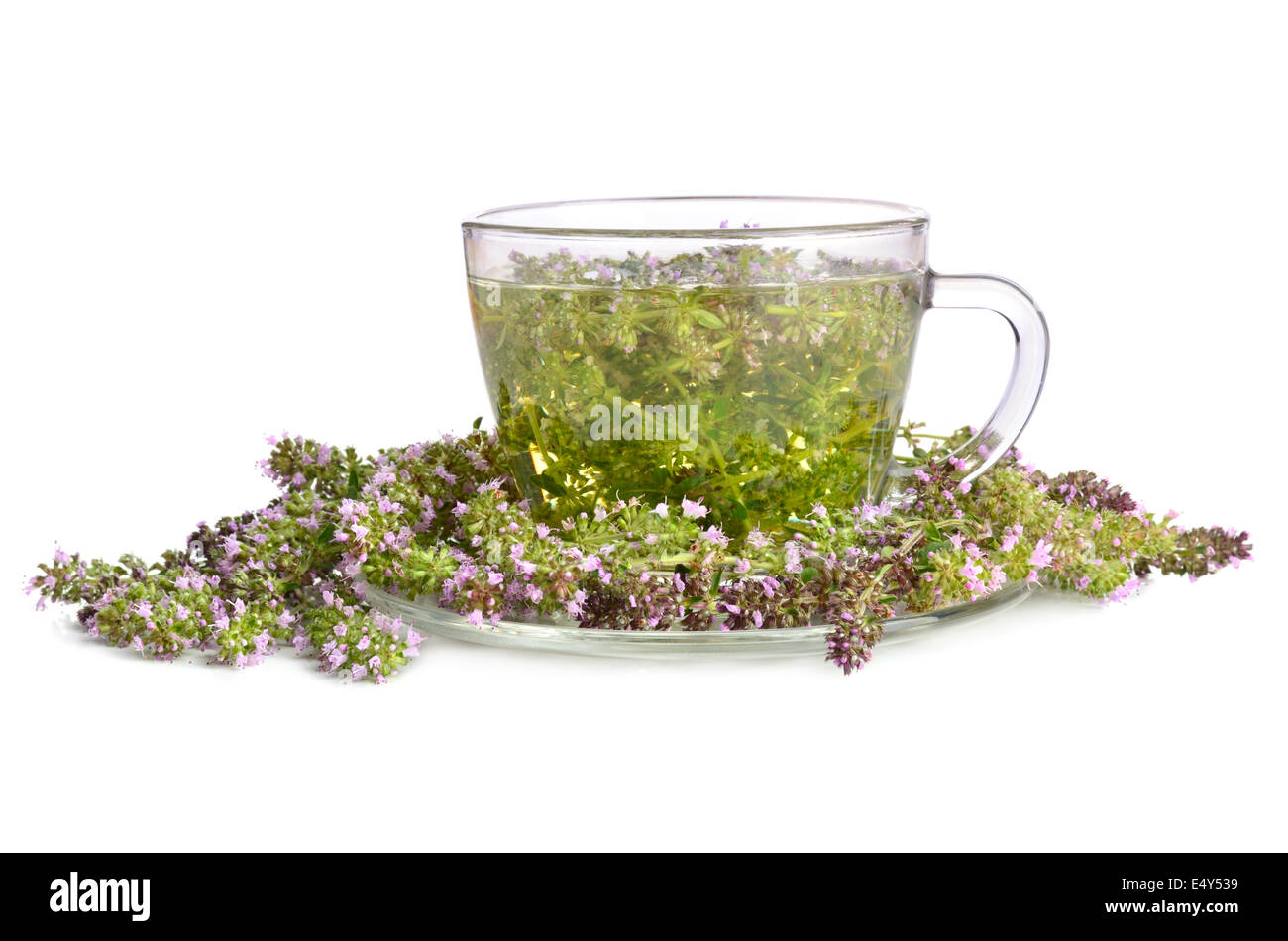 Green herbal tea Stock Photo Alamy