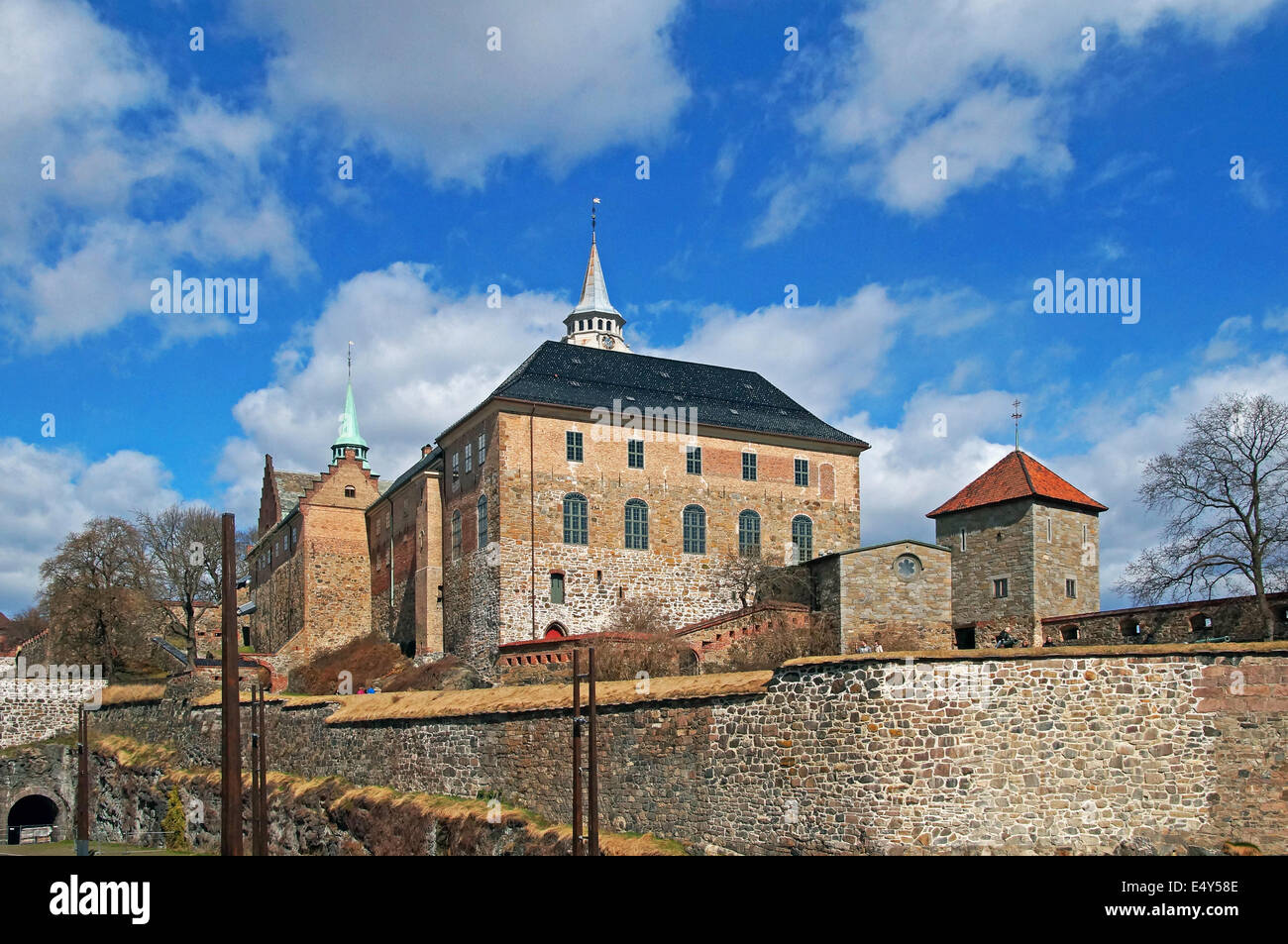 Castle Akershus Oslo Norway Stock Photo - Alamy