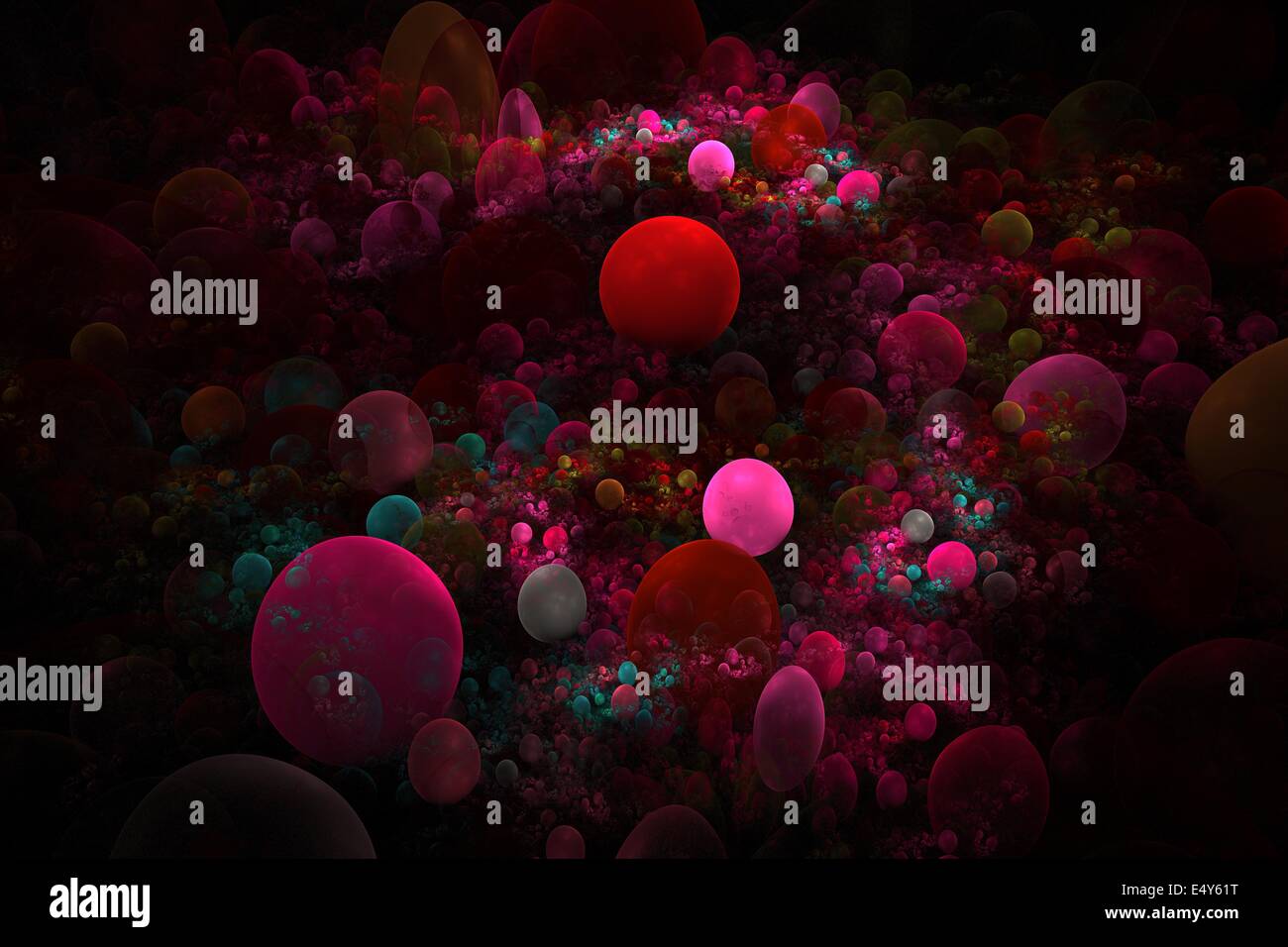 background from multi-colored full-spheres Stock Photo - Alamy