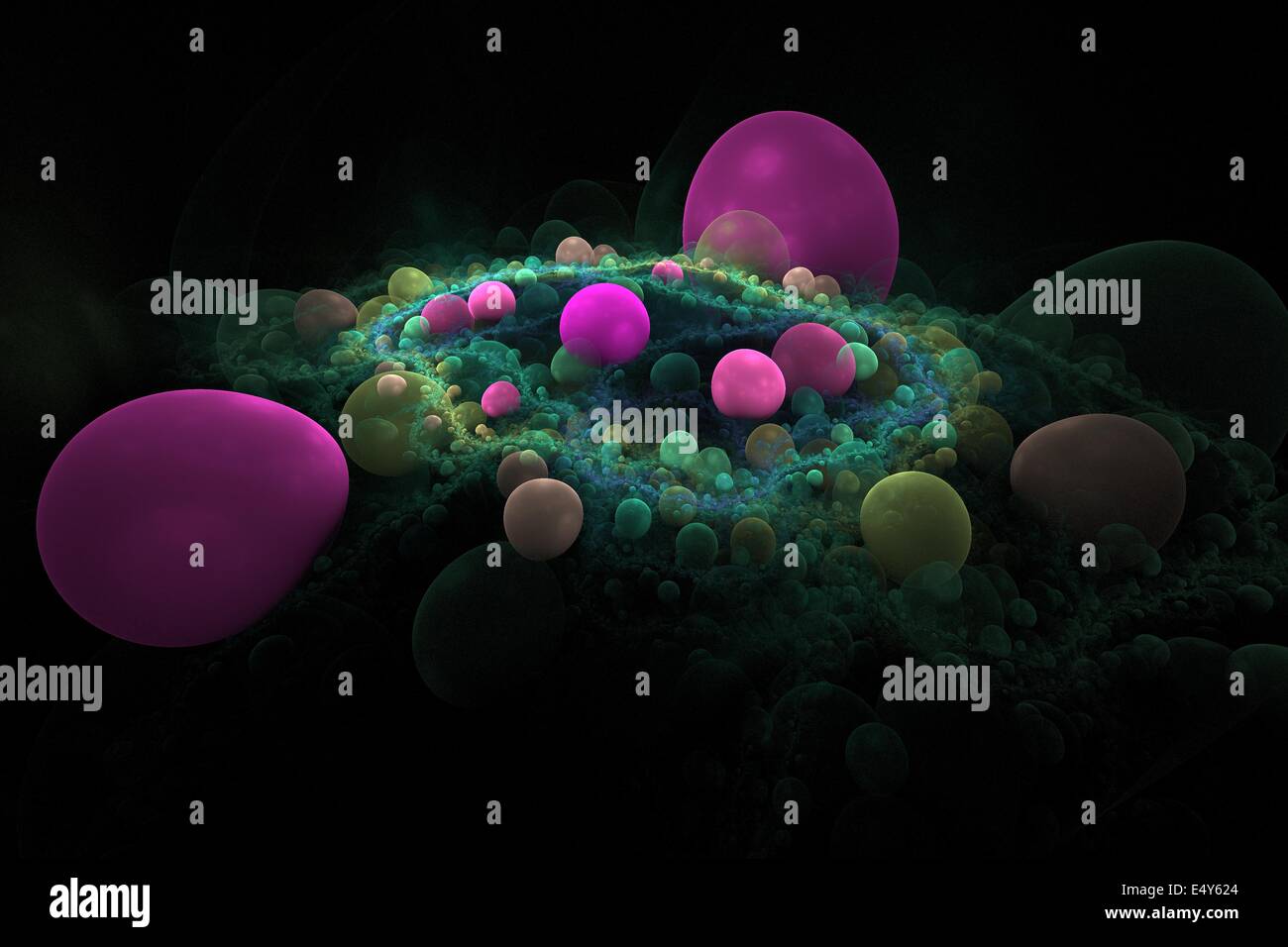 background from multi-colored full-spheres Stock Photo - Alamy