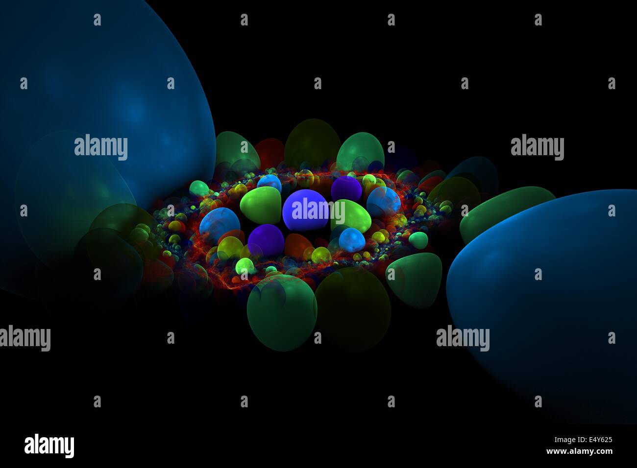 background from multi-colored full-spheres Stock Photo - Alamy