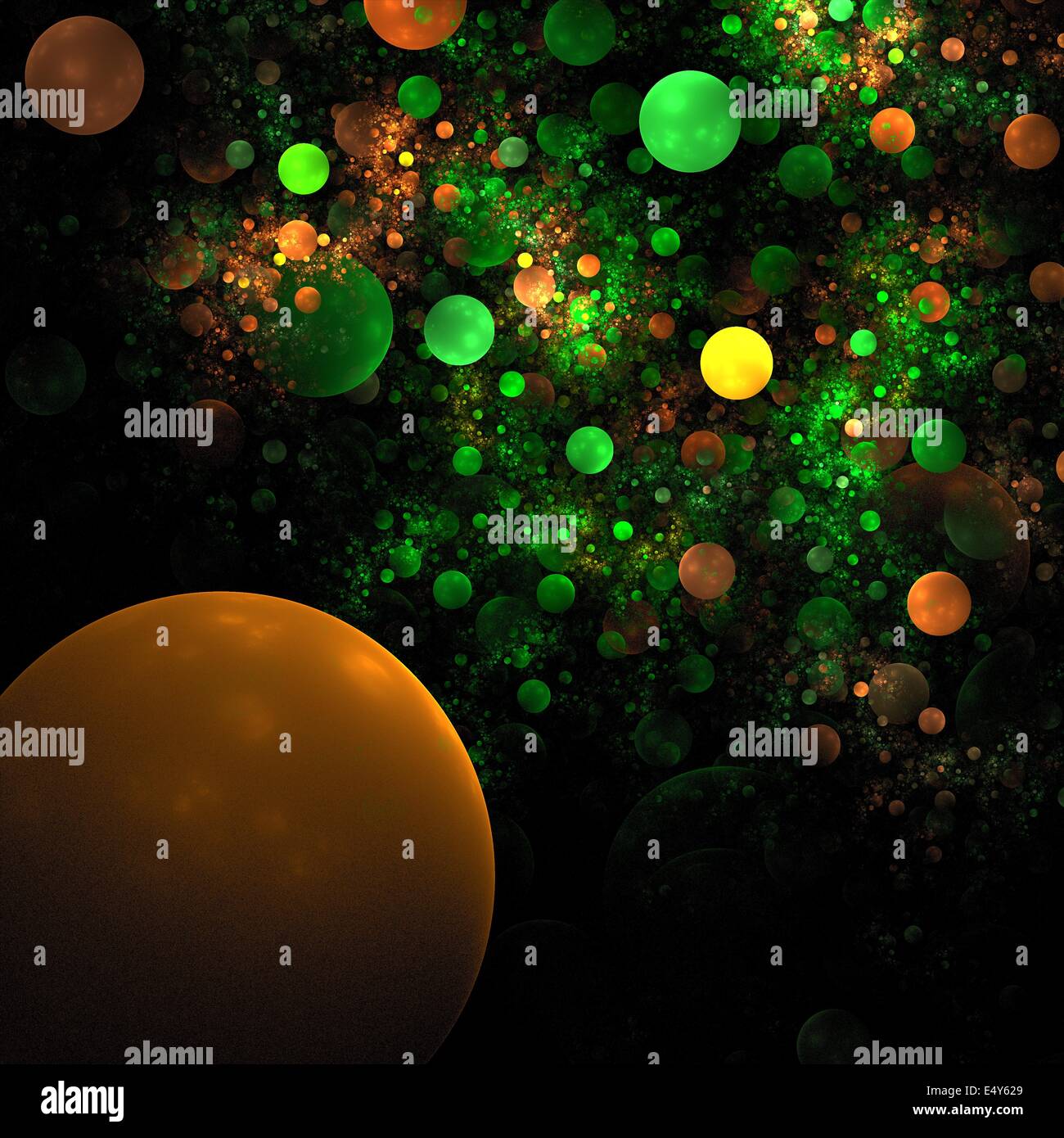 background from multi-colored full-spheres Stock Photo - Alamy
