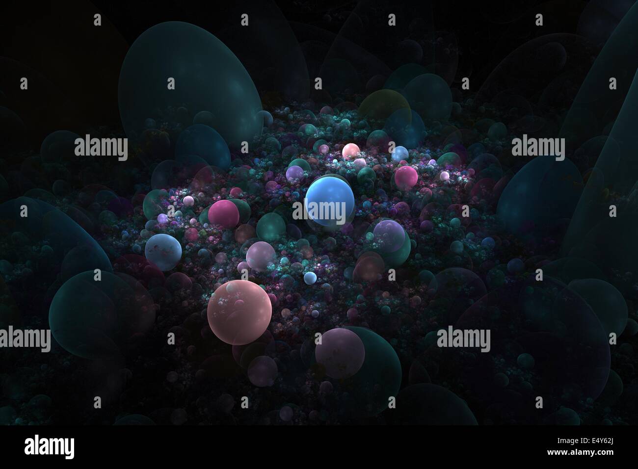 background from multi-colored full-spheres Stock Photo - Alamy