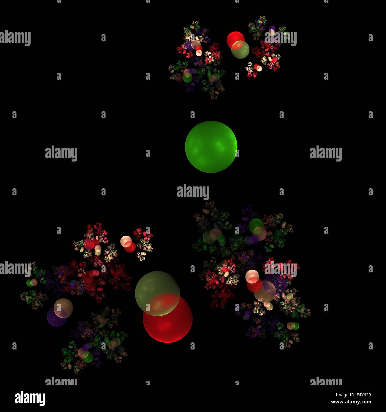 background from multi-colored full-spheres Stock Photo - Alamy