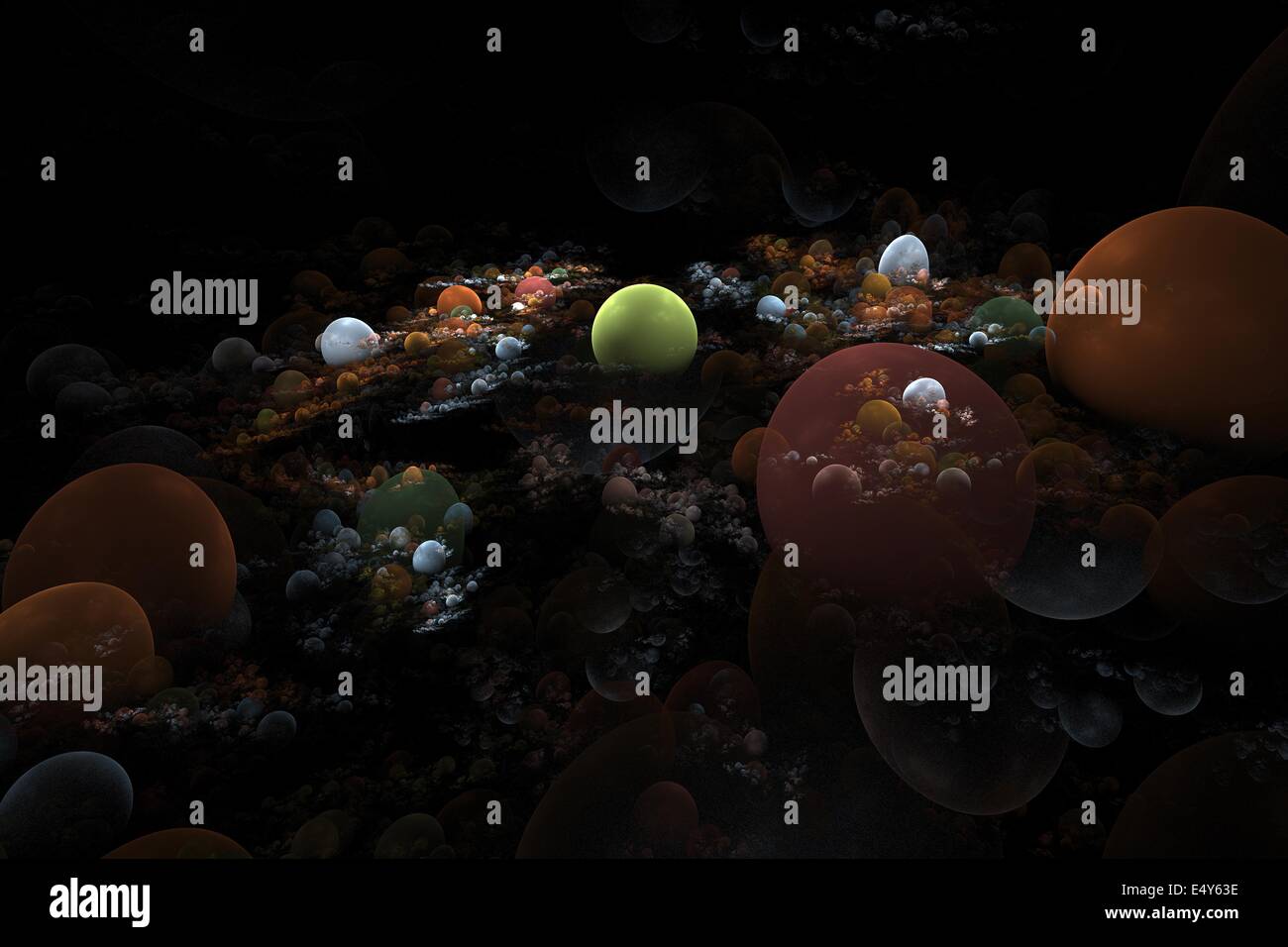 background from multi-colored full-spheres Stock Photo - Alamy