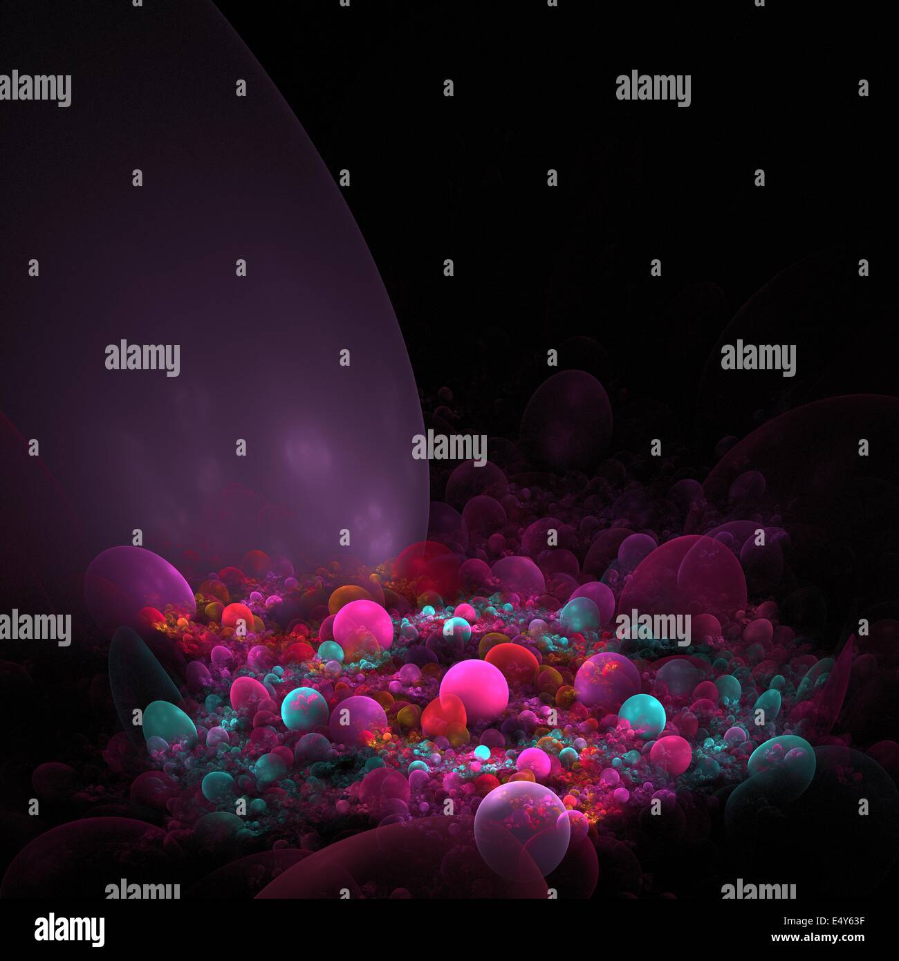 background from multi-colored full-spheres Stock Photo - Alamy