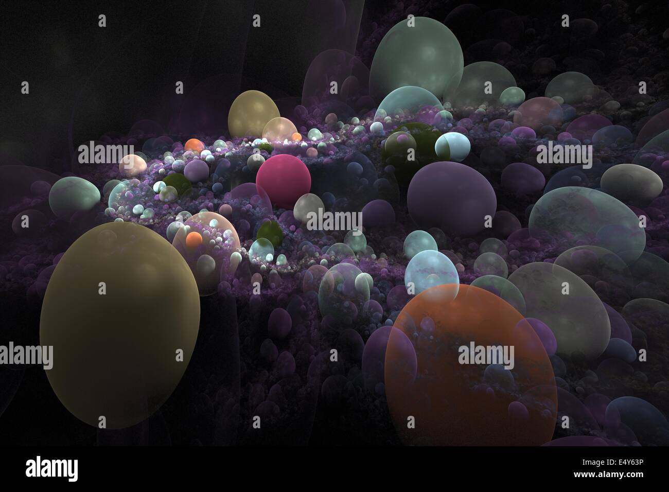 background from multi-colored full-spheres Stock Photo - Alamy