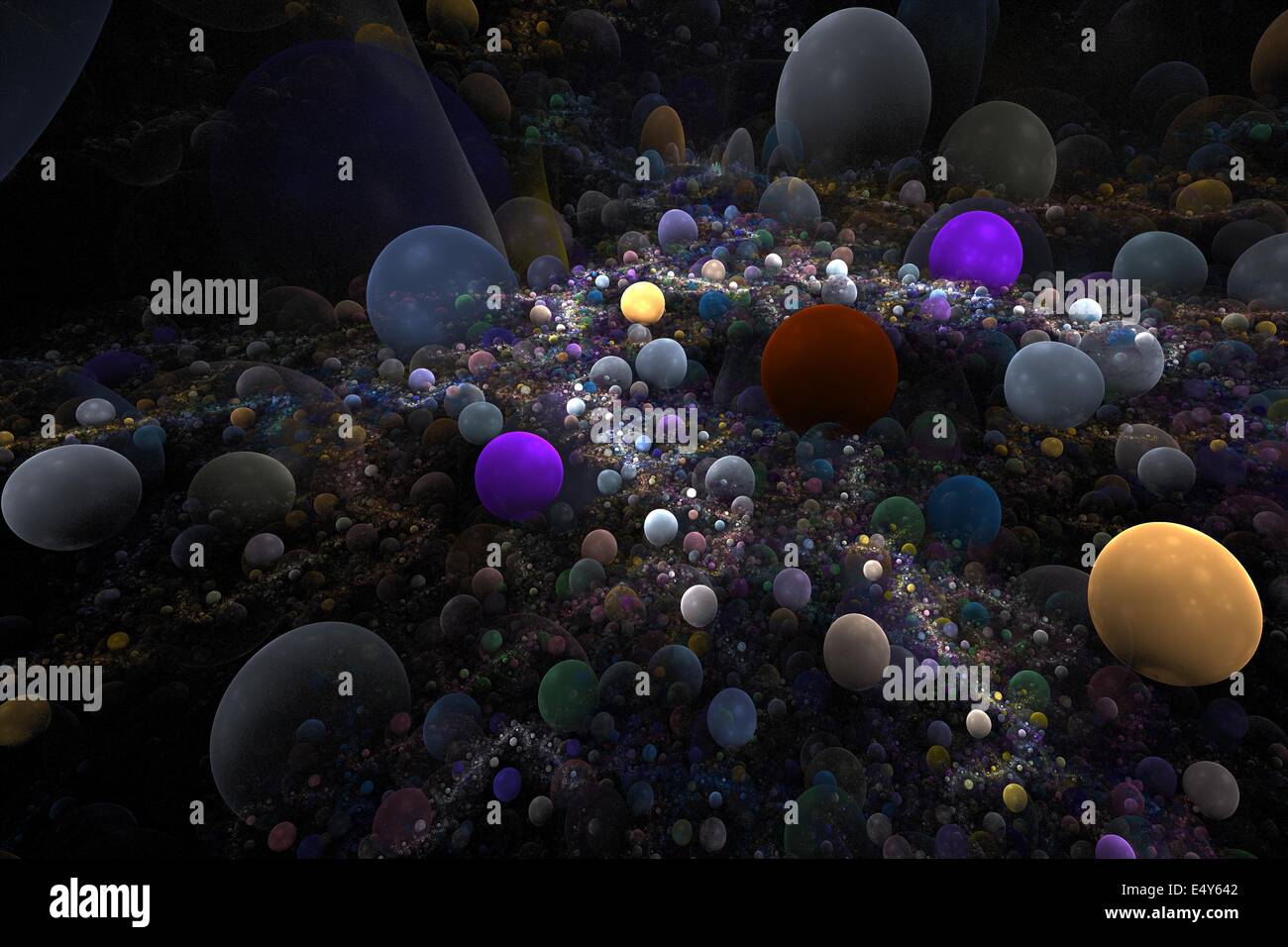 background from multi-colored full-spheres Stock Photo - Alamy