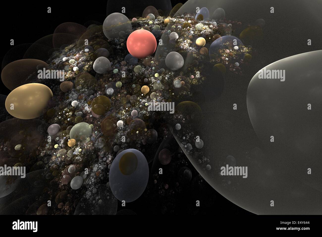 background from multi-colored full-spheres Stock Photo - Alamy