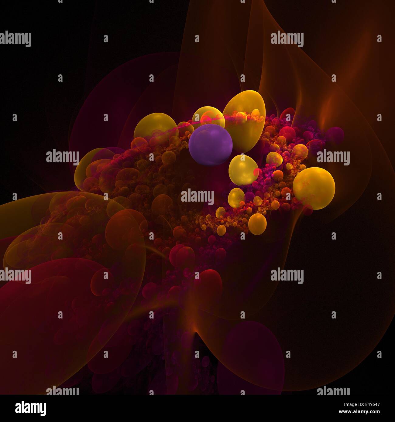 background from multi-colored full-spheres Stock Photo - Alamy