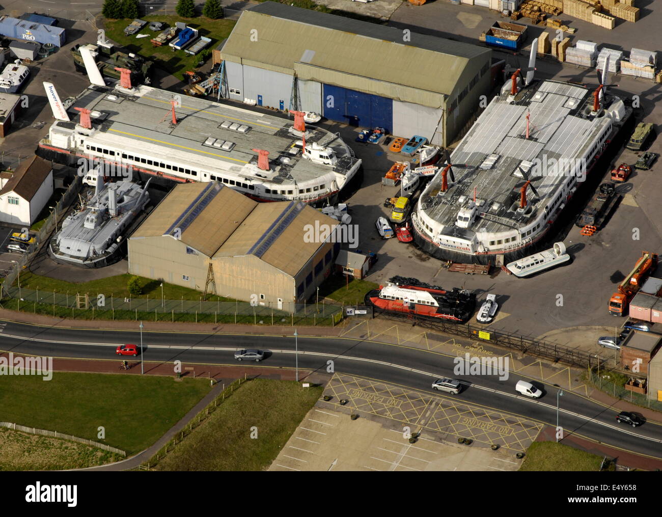 LEE-ON-THE-SOLENT, ENGLAND-RESTING PLACE-HOVERCRAFT MUSEUM AT LEE ON THE SOLENT.  PHOTO;JONATHAN EASTLAND/AJAX Stock Photo