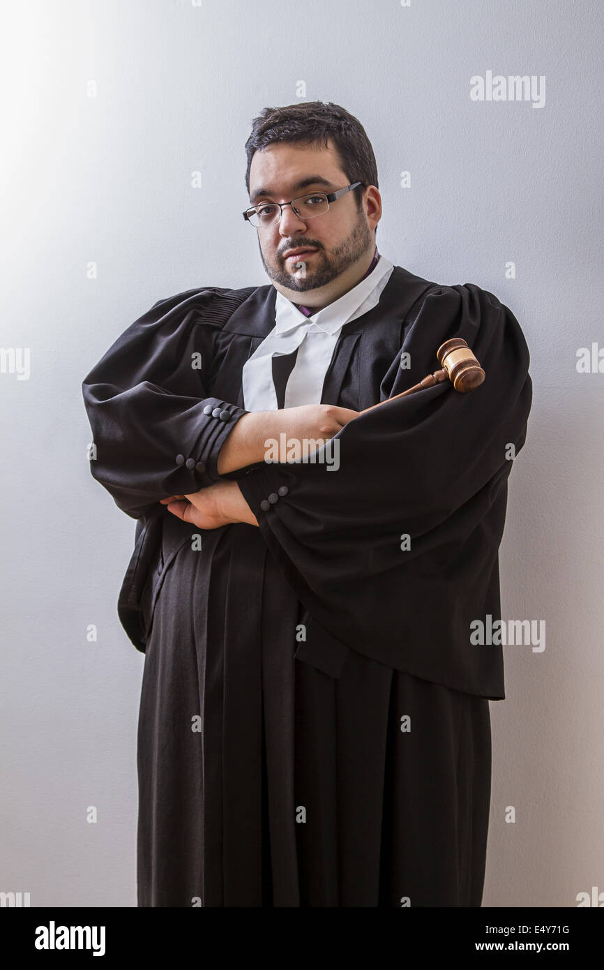 Lawyer and hammer Stock Photo Alamy