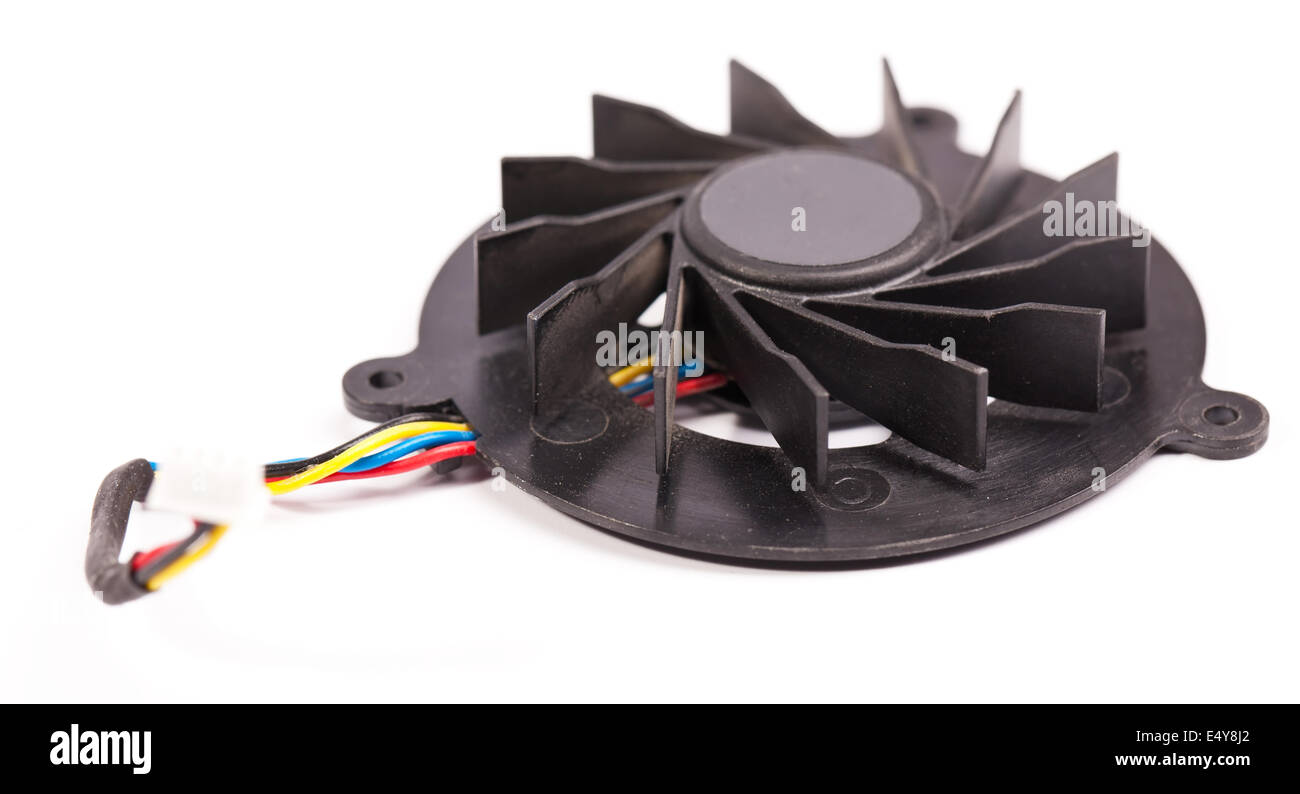 Laptop fan with cables Stock Photo Alamy