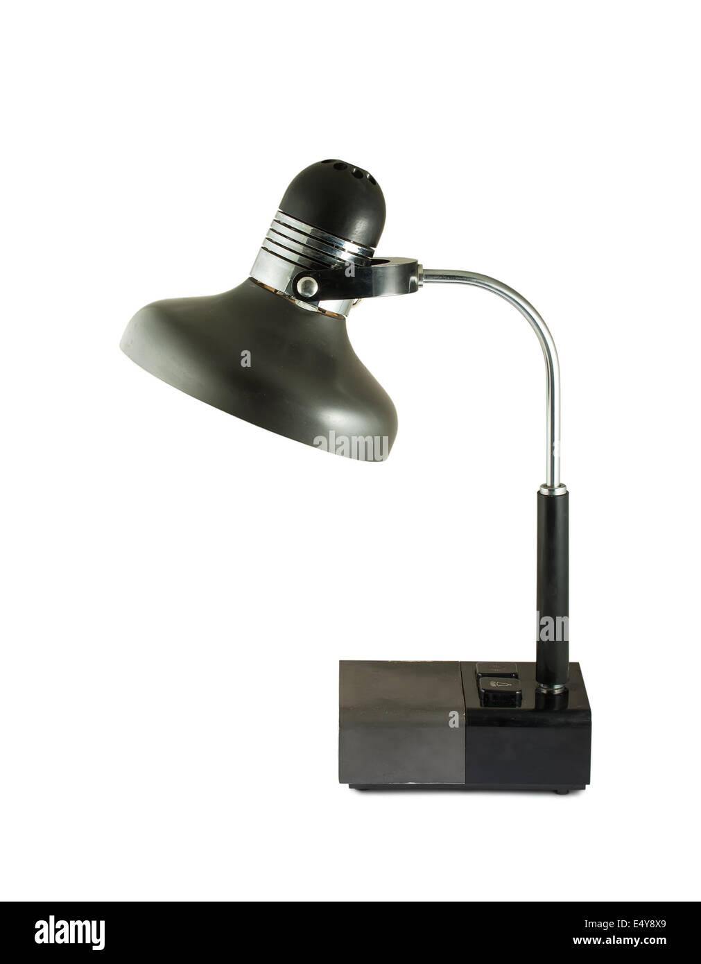 Vintage black desk lamp Stock Photo Alamy