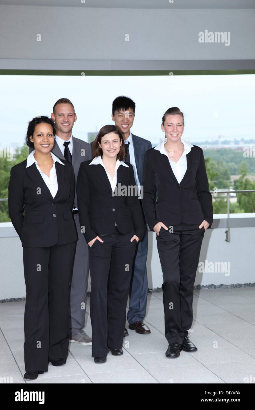 Successful professional business team Stock Photo