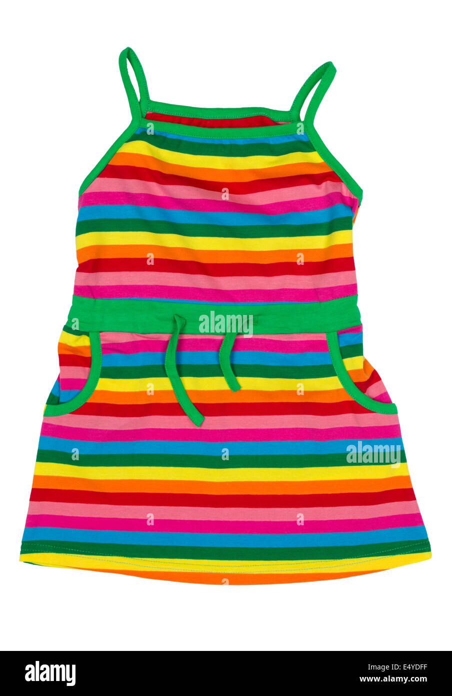children's striped sundress Stock Photo
