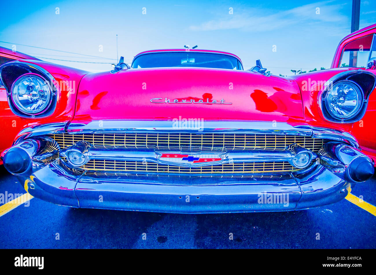 classic vintage car details Stock Photo Alamy