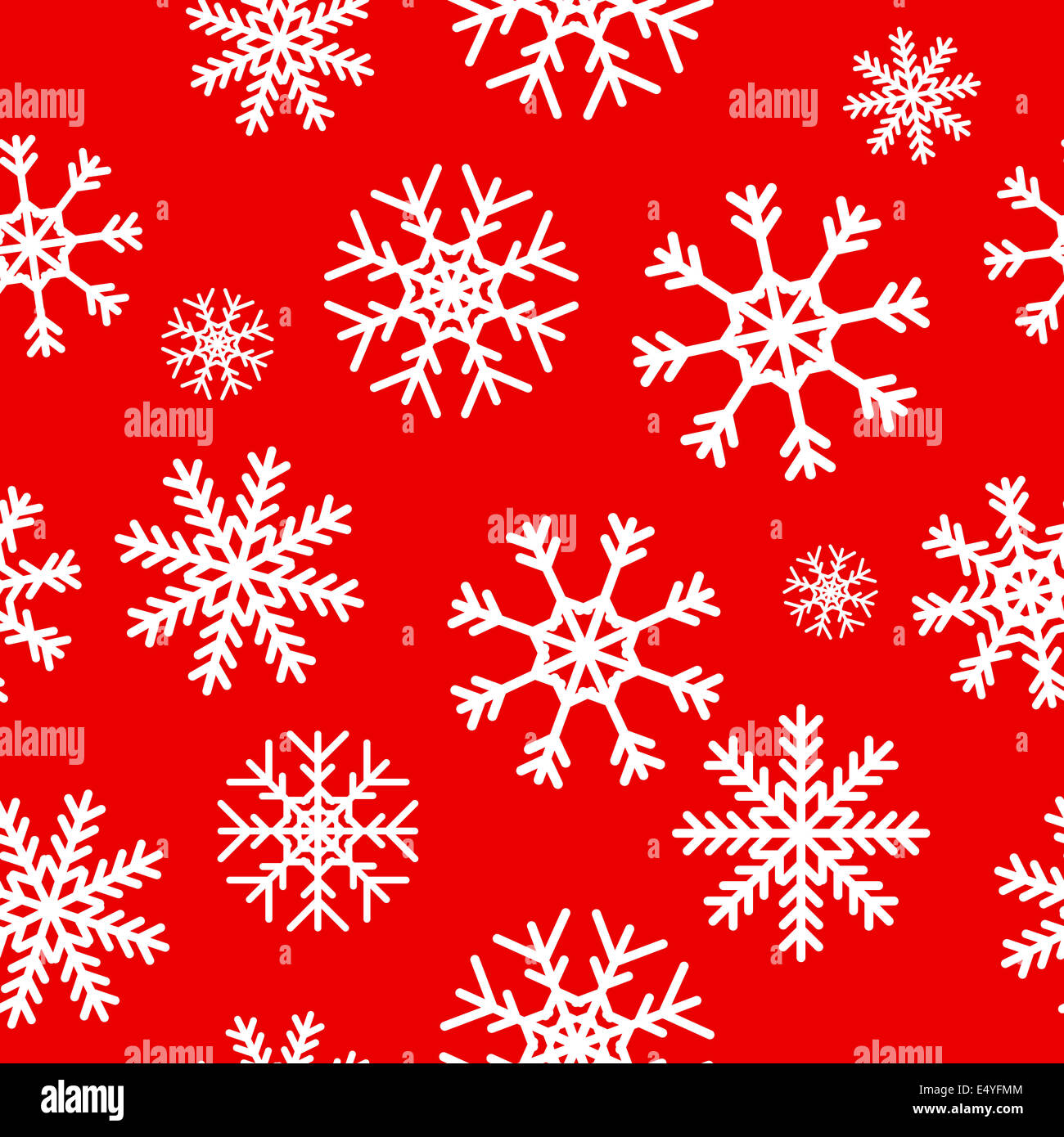 Snowflakes set on red hi-res stock photography and images - Alamy