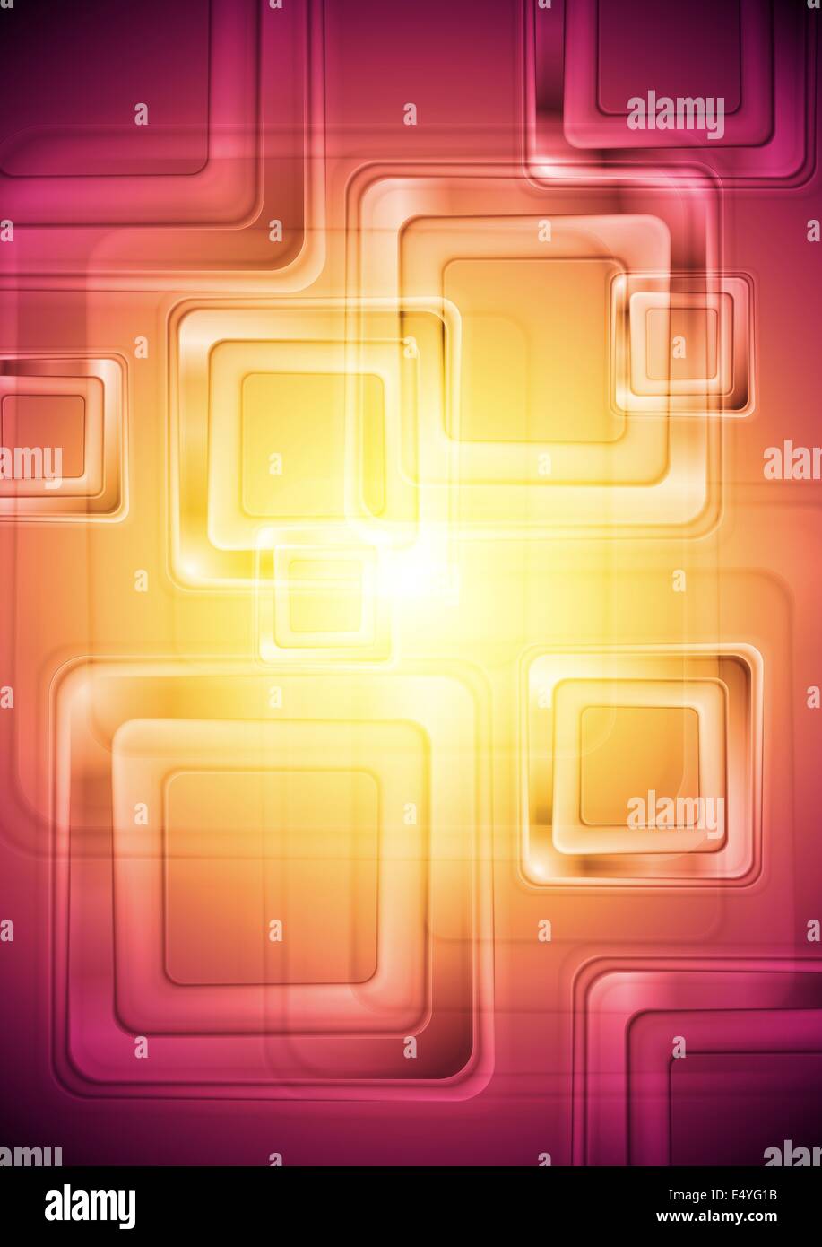 Colourful squares design vector background hi-res stock photography and ...