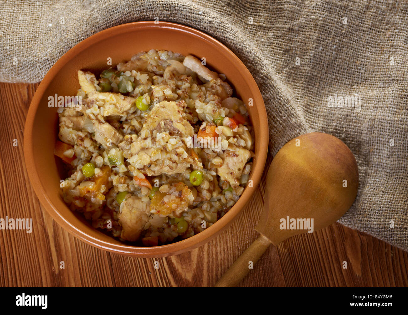 Russian Buckwheat porridge Stock Photo Alamy