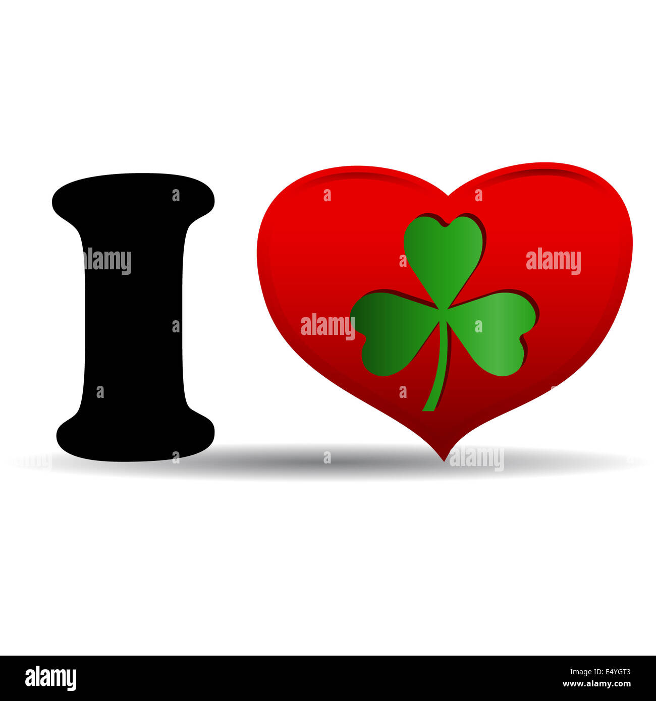 I love clover Stock Photo Alamy