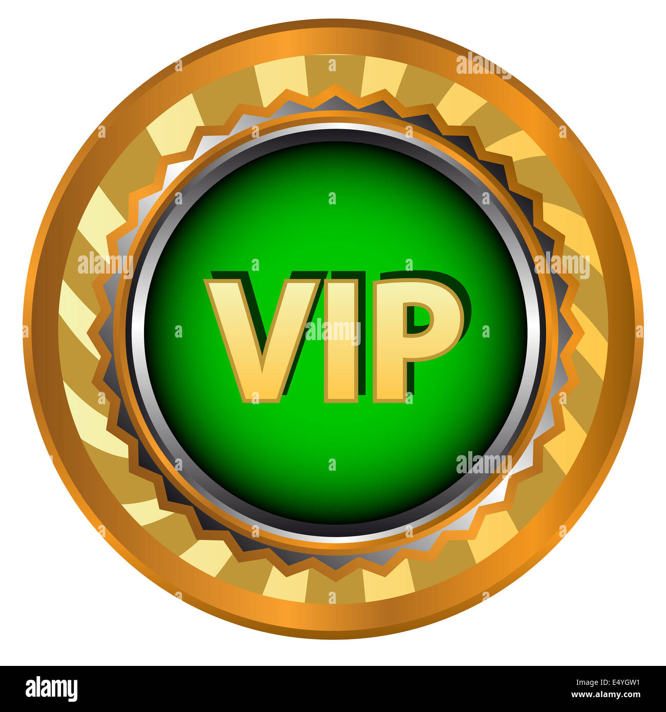 Vip logo Stock Photo