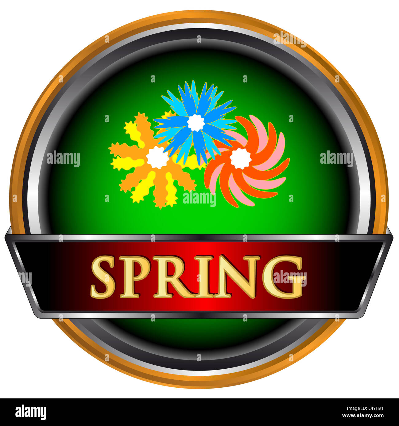 Spring icon hi-res stock photography and images - Alamy