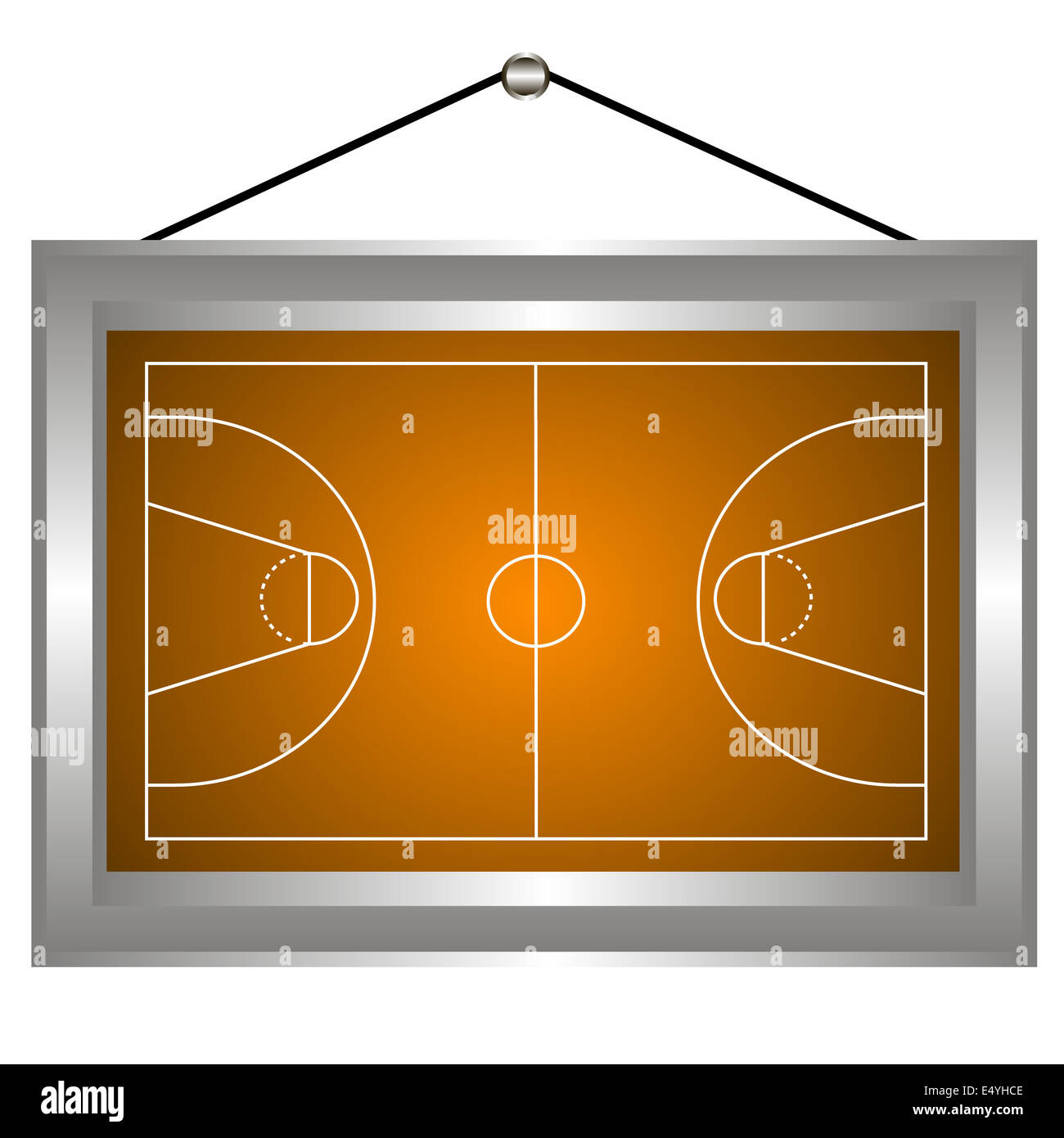 Basketball court diagram hires stock photography and images Alamy
