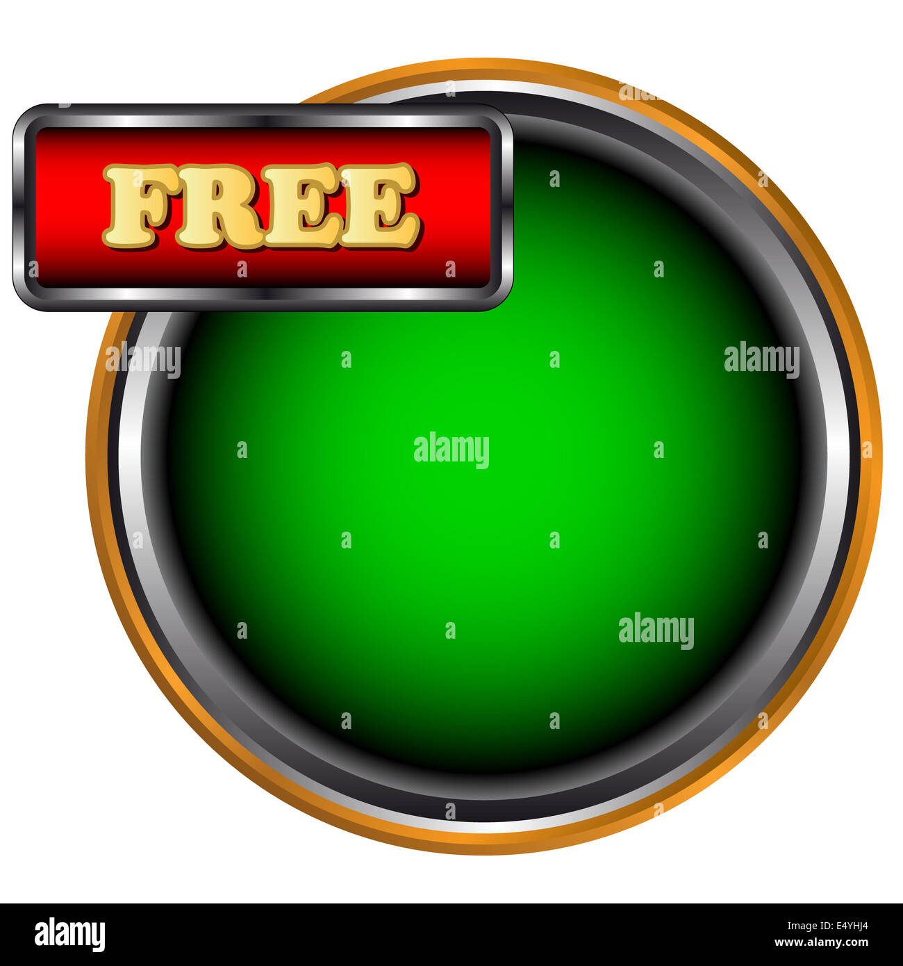 Single free icon Stock Photo