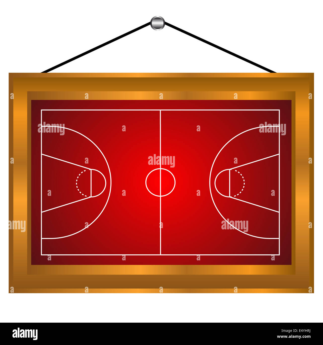 Basketball court diagram hires stock photography and images Alamy
