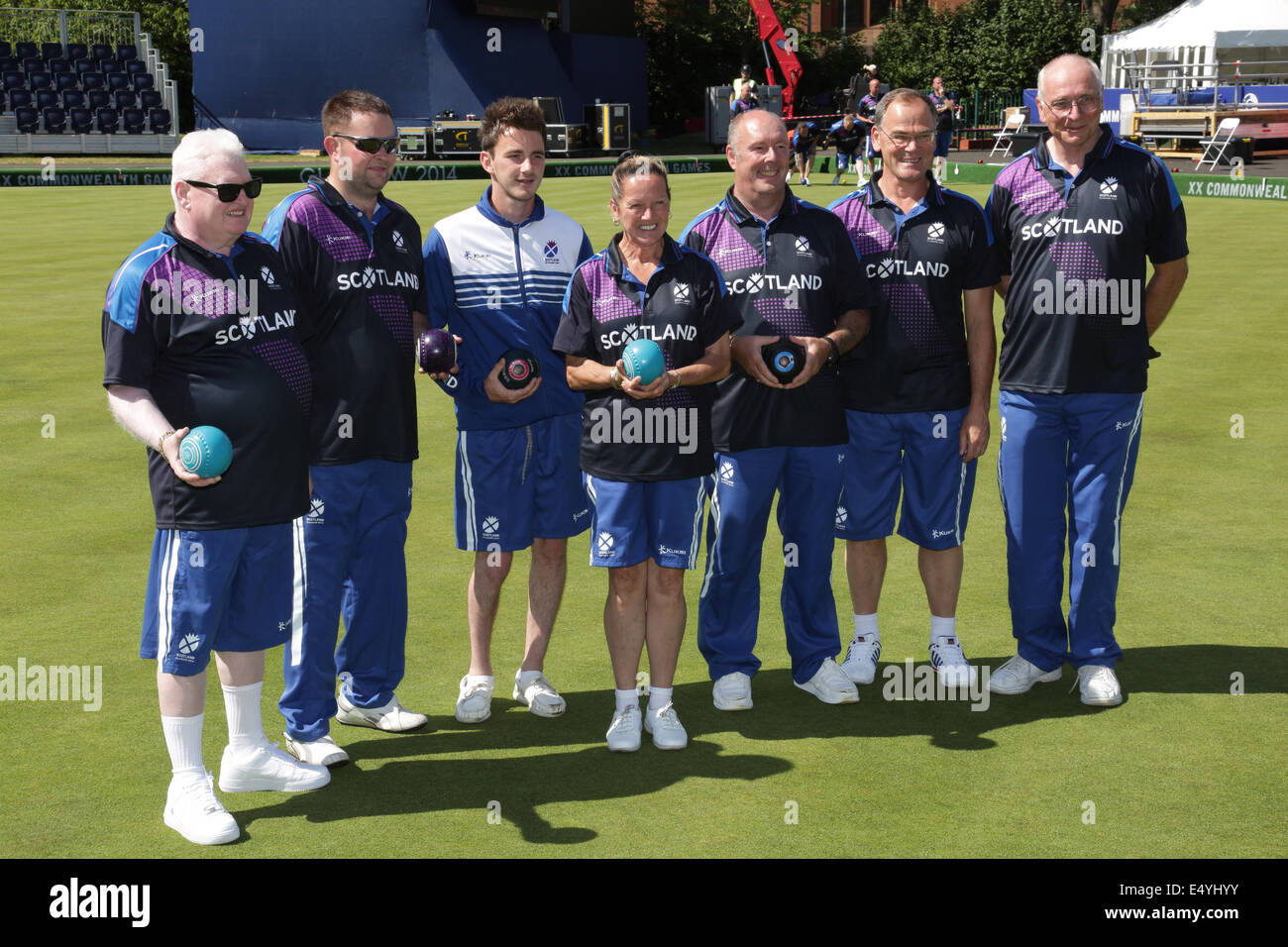 Team Scotland s Para Sport Lawn Bowls Team In Kelvingrove Lawn Bowls 