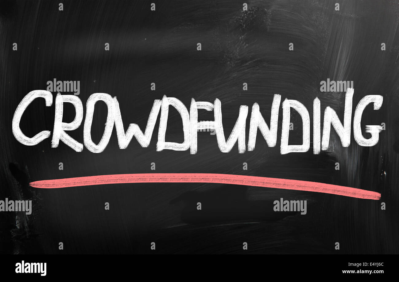 crowdfunding concept Stock Photo