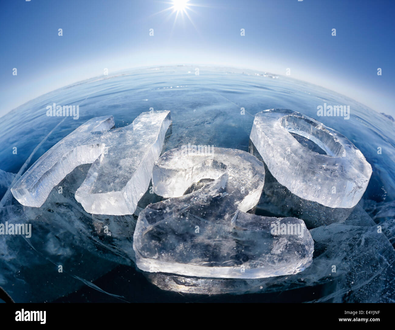 Chemical formula of water H2O Stock Photo - Alamy