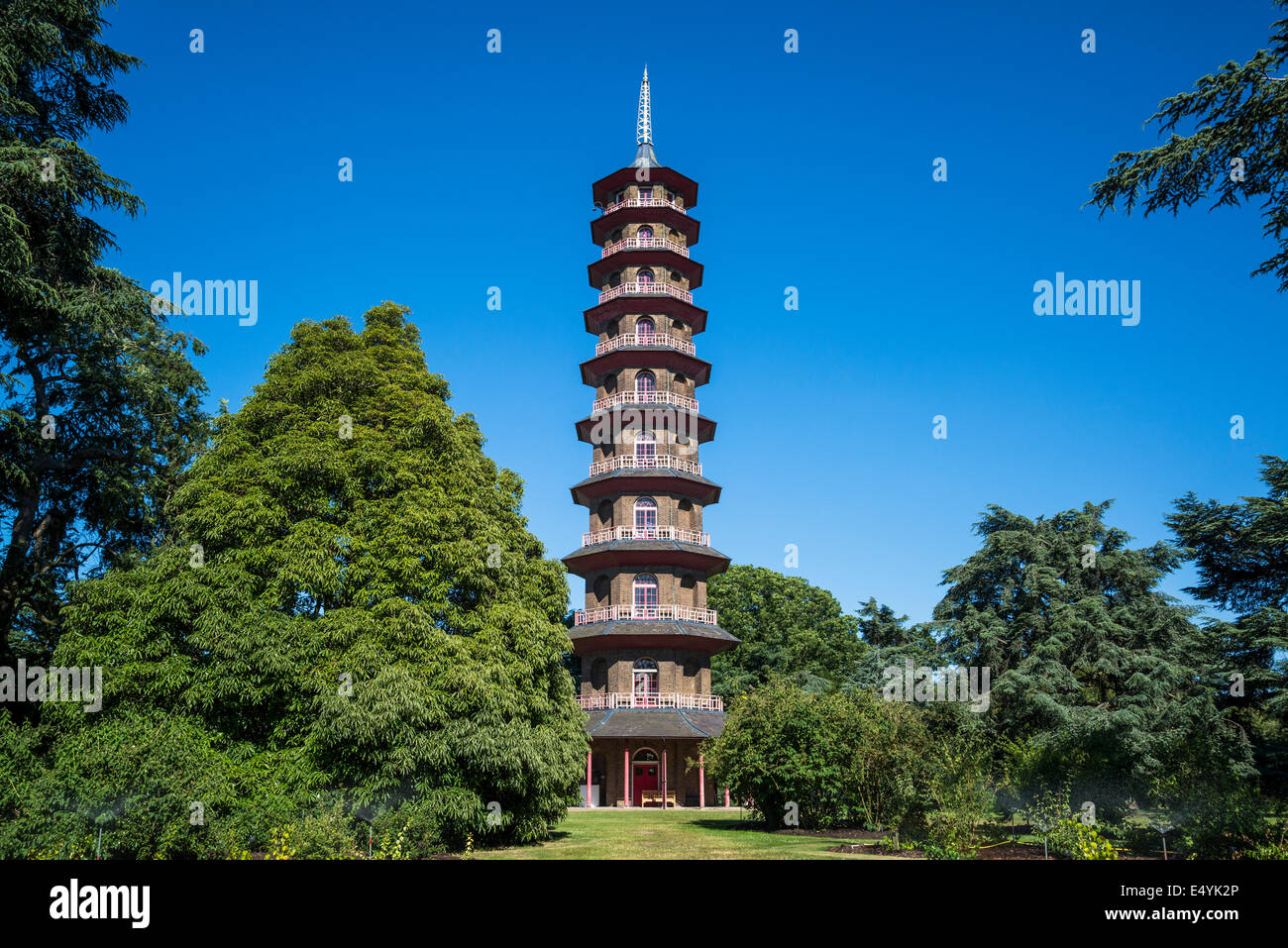 Pagoda, Kew Royal Botanic Gardens, London, UK Stock Photo