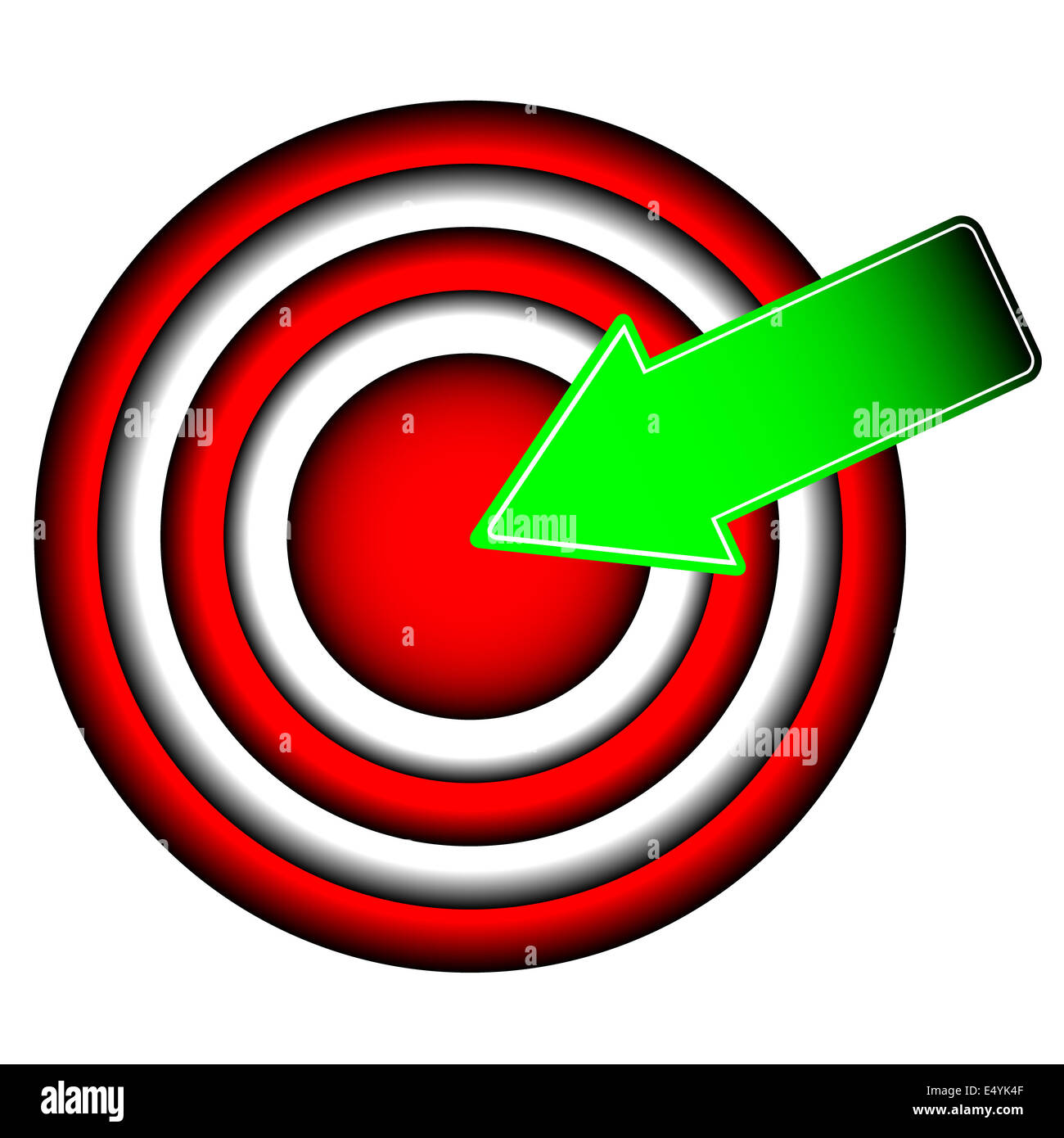 The purpose with an arrow Stock Photo Alamy