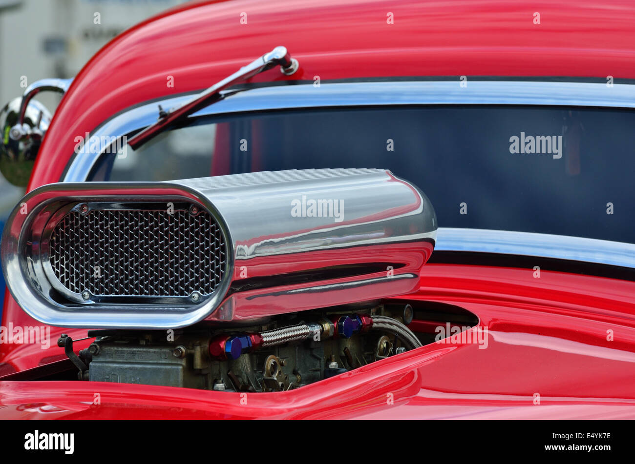 custom car air intake Stock Photo - Alamy