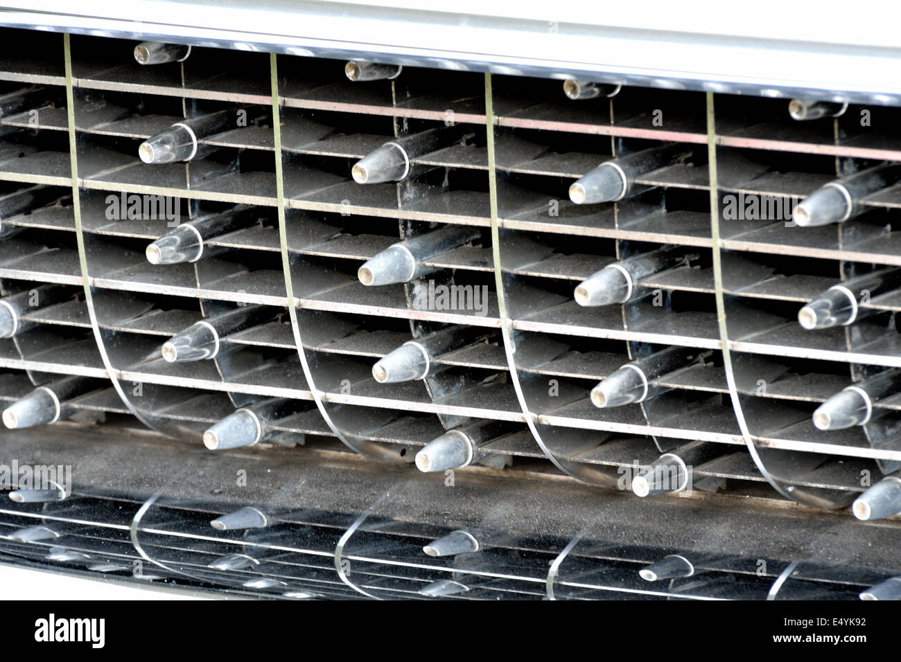 Classic Car radiator Grill Stock Photo Alamy