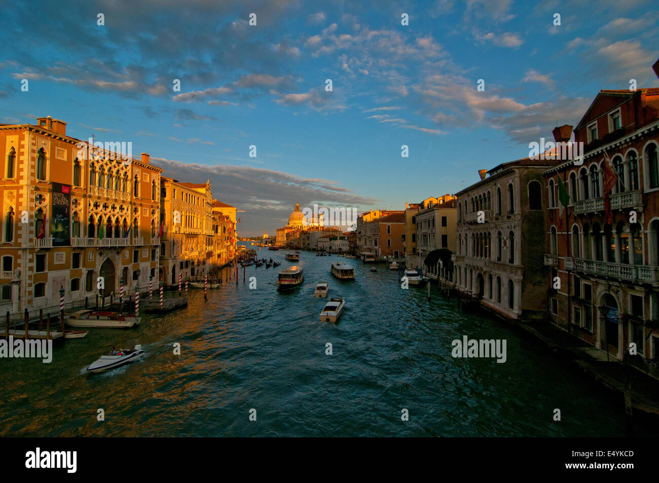 Venice Italy grand canal view Stock Photo - Alamy