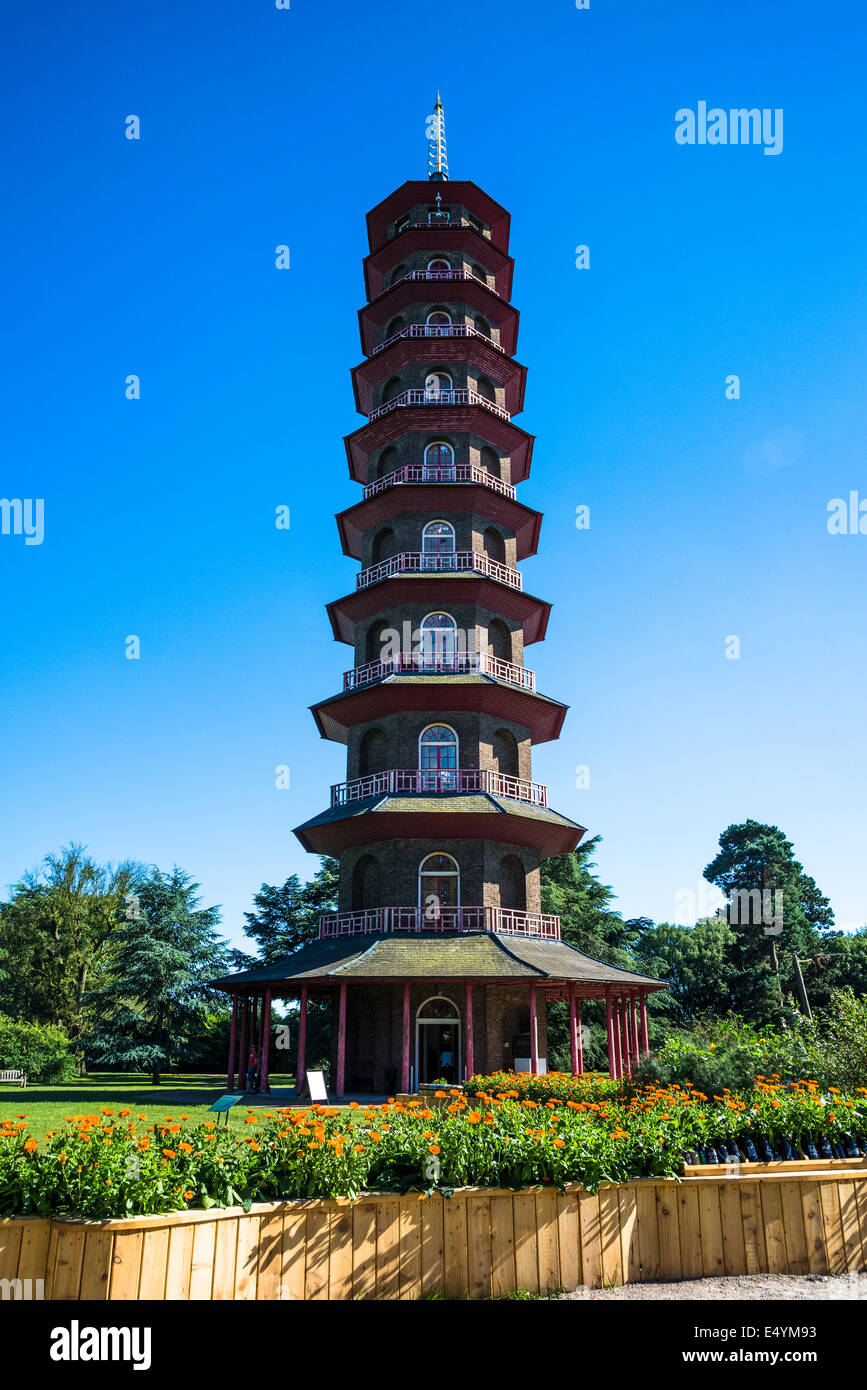 Pagoda, Kew Royal Botanic Gardens, London, UK Stock Photo Alamy