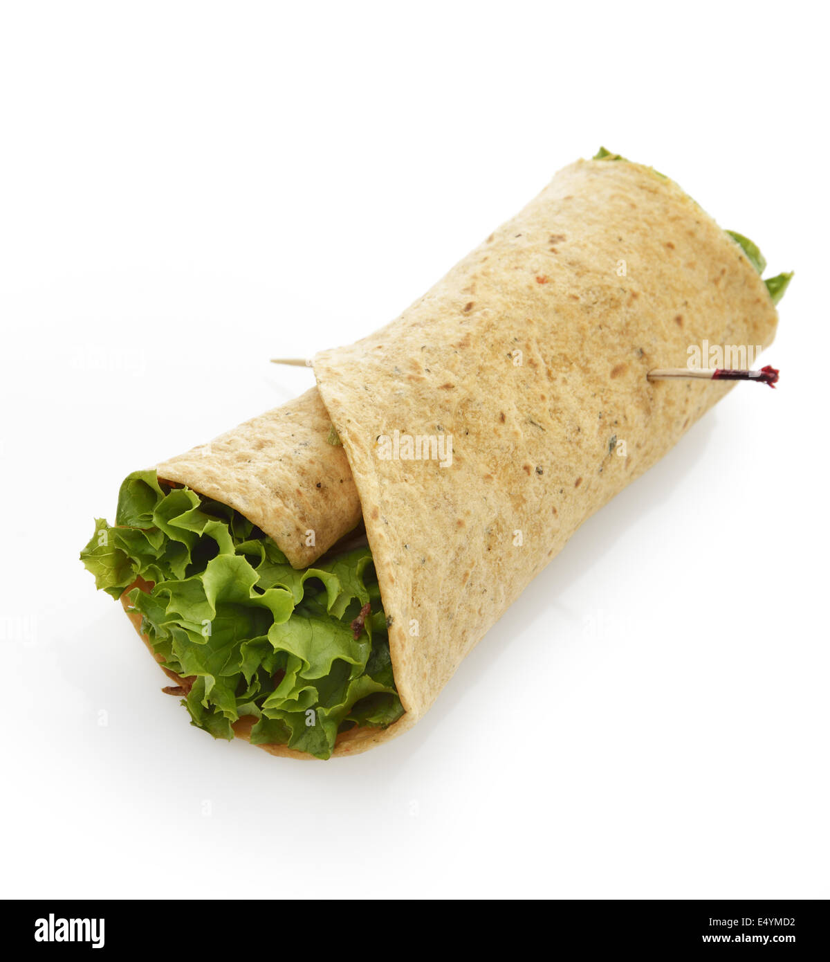 Turkey Wrap Sandwich Stock Photo Alamy