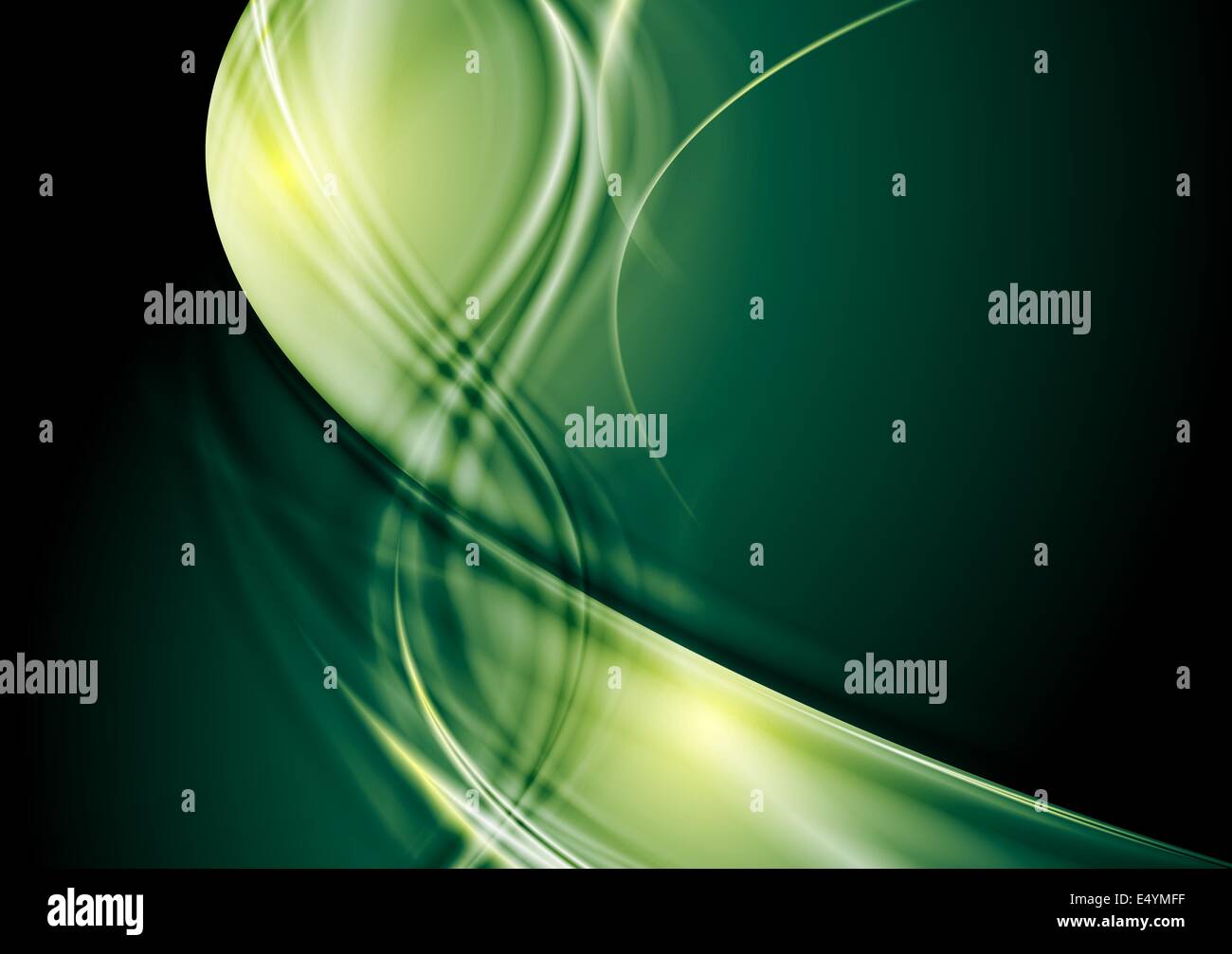 Dark green waves Stock Photo - Alamy