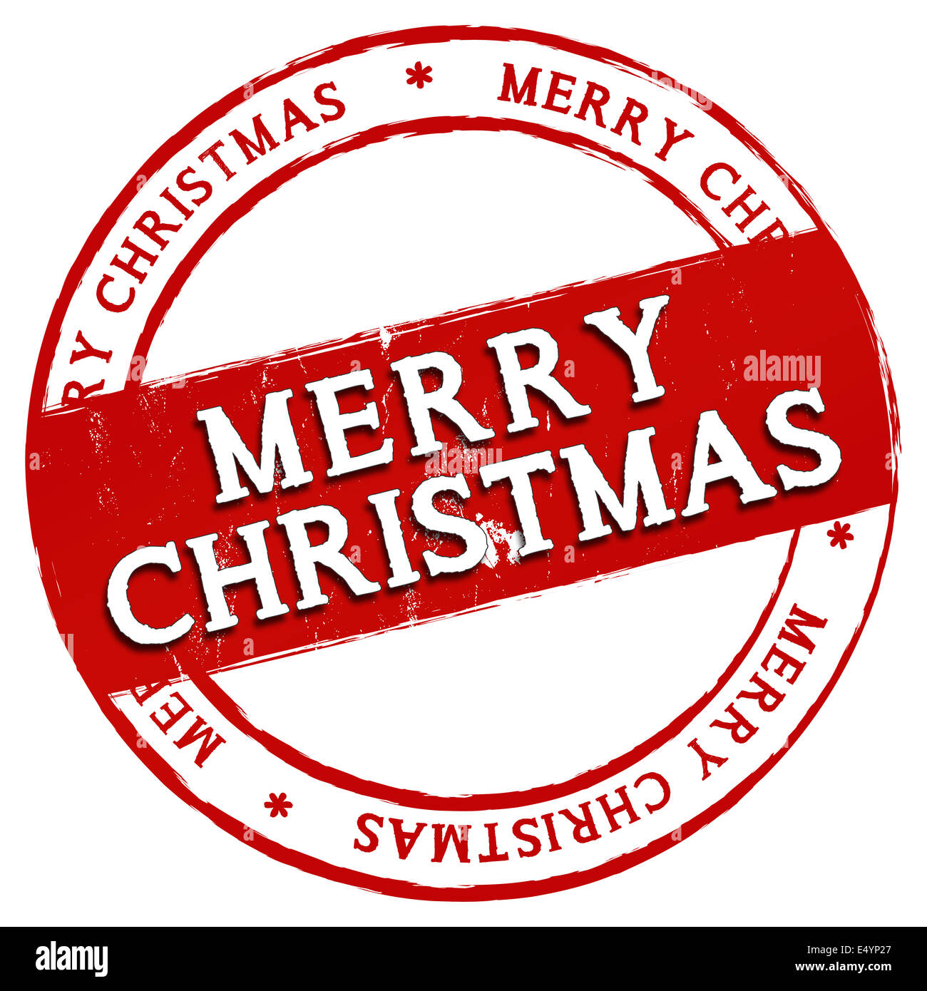 New Stamp - Merry Christmas Stock Photo - Alamy