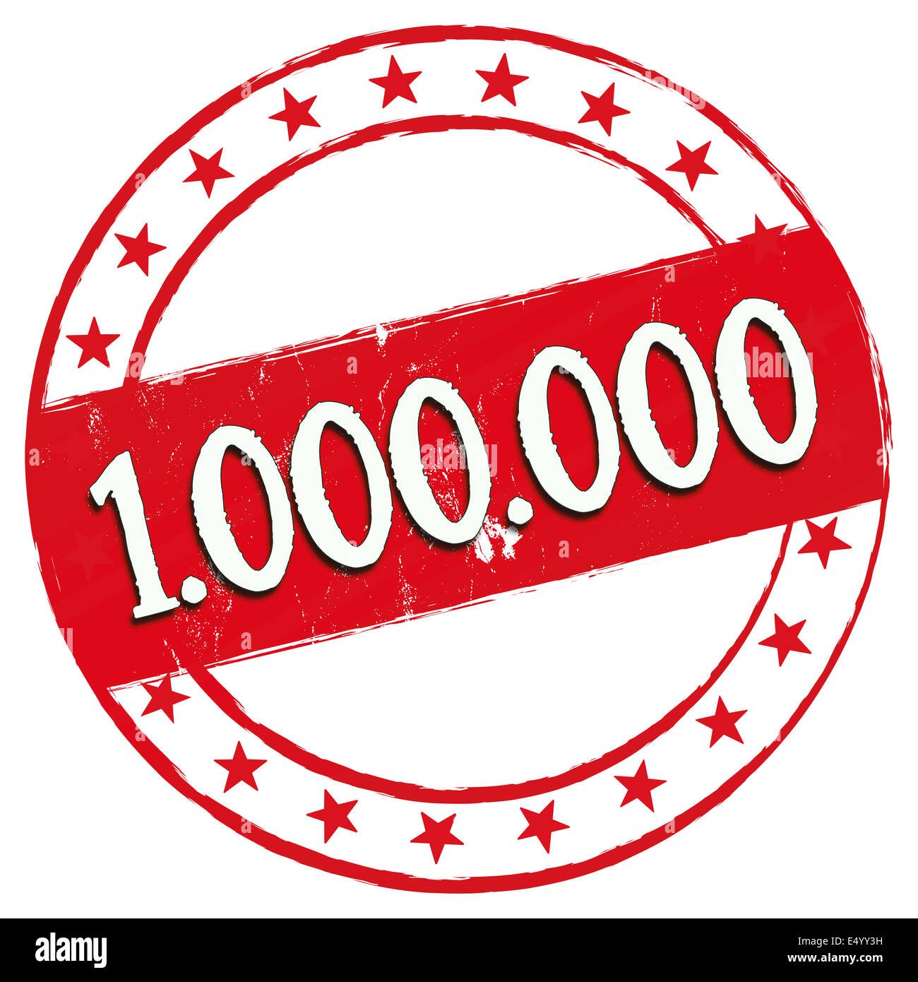 New Stamp - 1.000.000 Stock Photo - Alamy