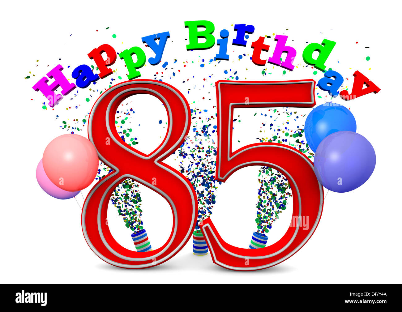 Happy Birthday at 85 Stock Photo Alamy Happy Birthday at 85 Stock Photo Alamy