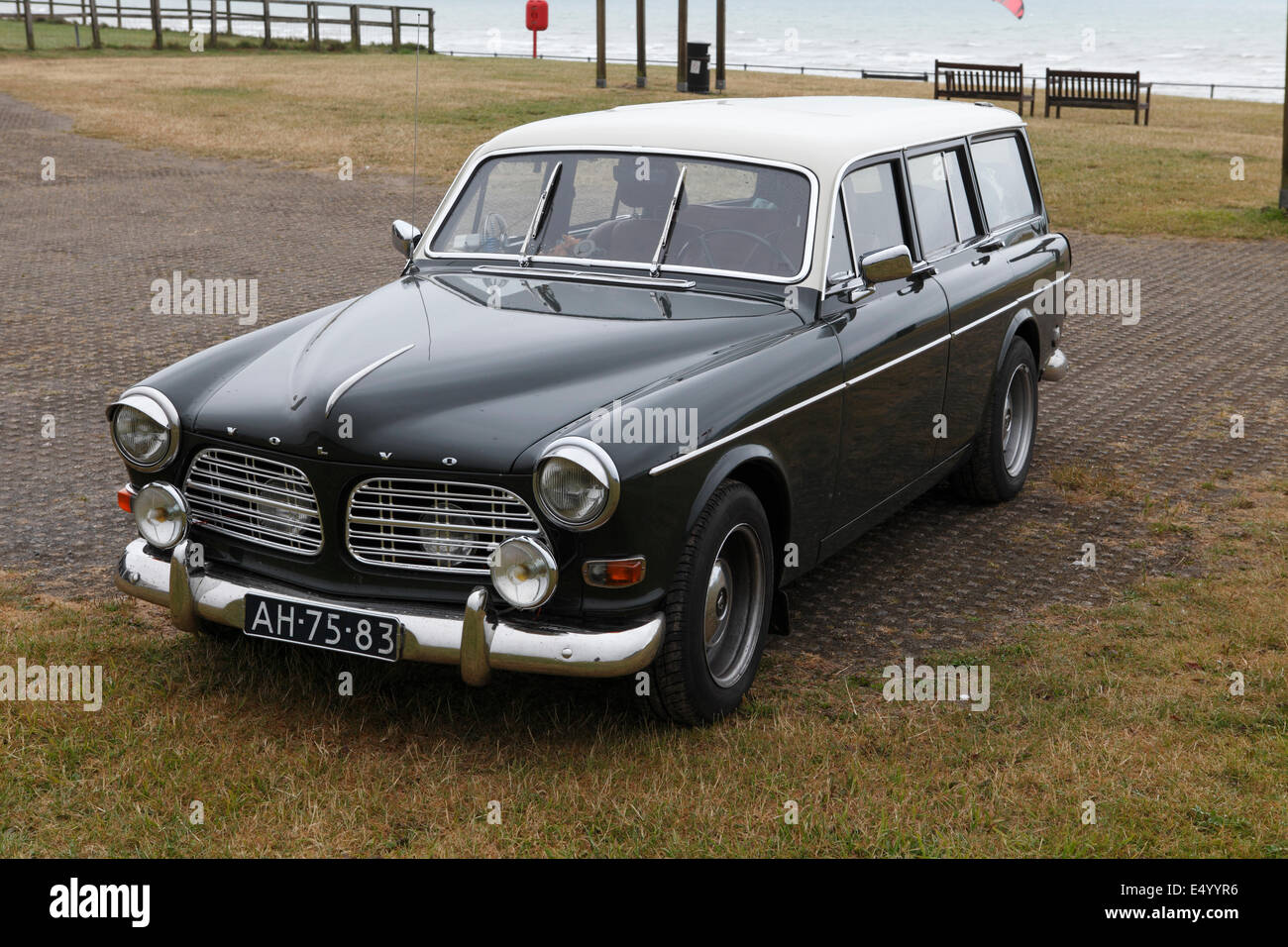 An old Volvo Amazon estate, a model made between 1956 and 1970 designed by Jan Wilsgaard Stock Photo