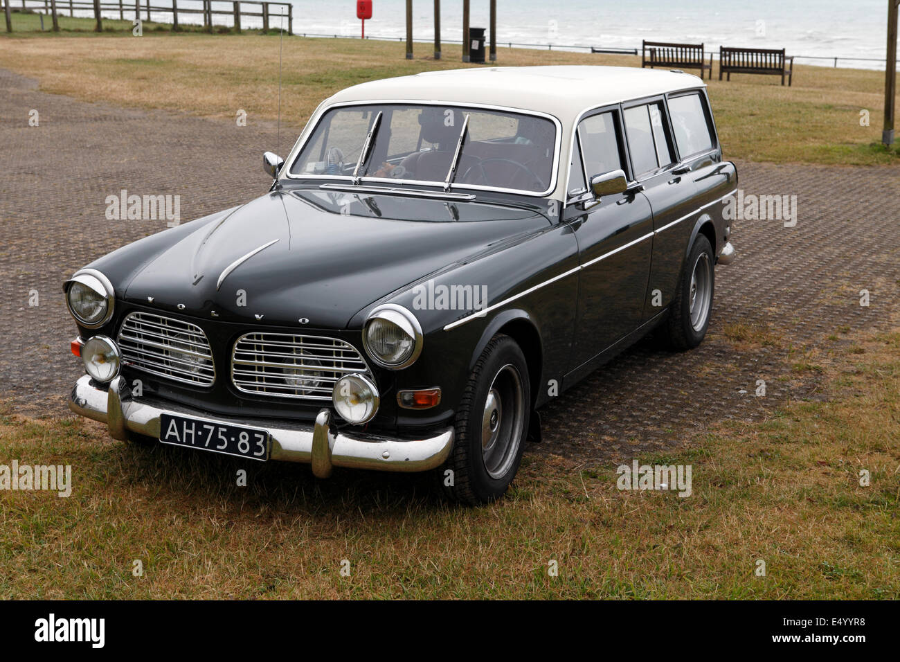 An old Volvo Amazon estate, a model made between 1956 and 1970 designed by Jan Wilsgaard Stock Photo