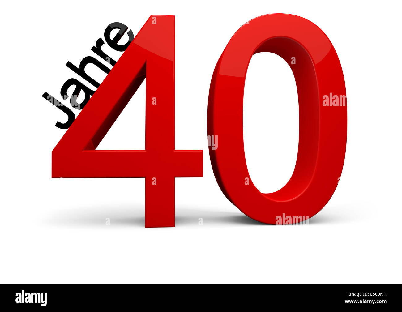 40 Years Stock Photo