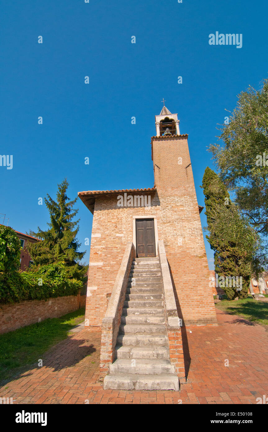 Venice Italy Torcello belltower Stock Photo