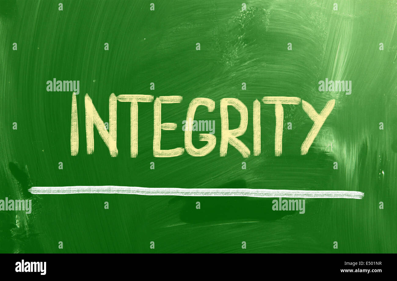 Integrity Concept Stock Photo