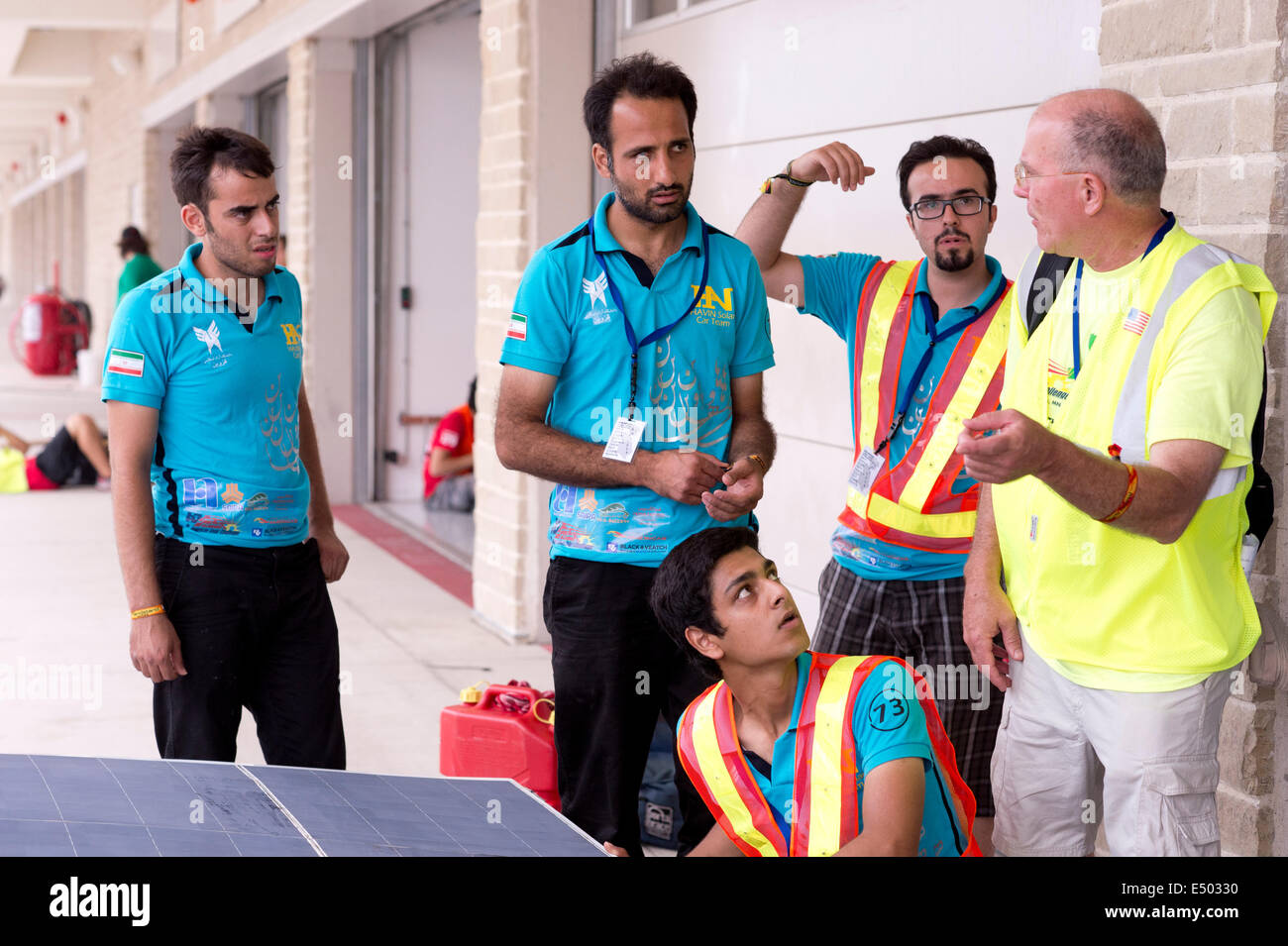 students during qualifying races of the American Solar Challenge. The